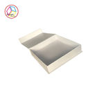 White Exquisite Rectangle Flip Cardboard Gift Box Matte Lamination